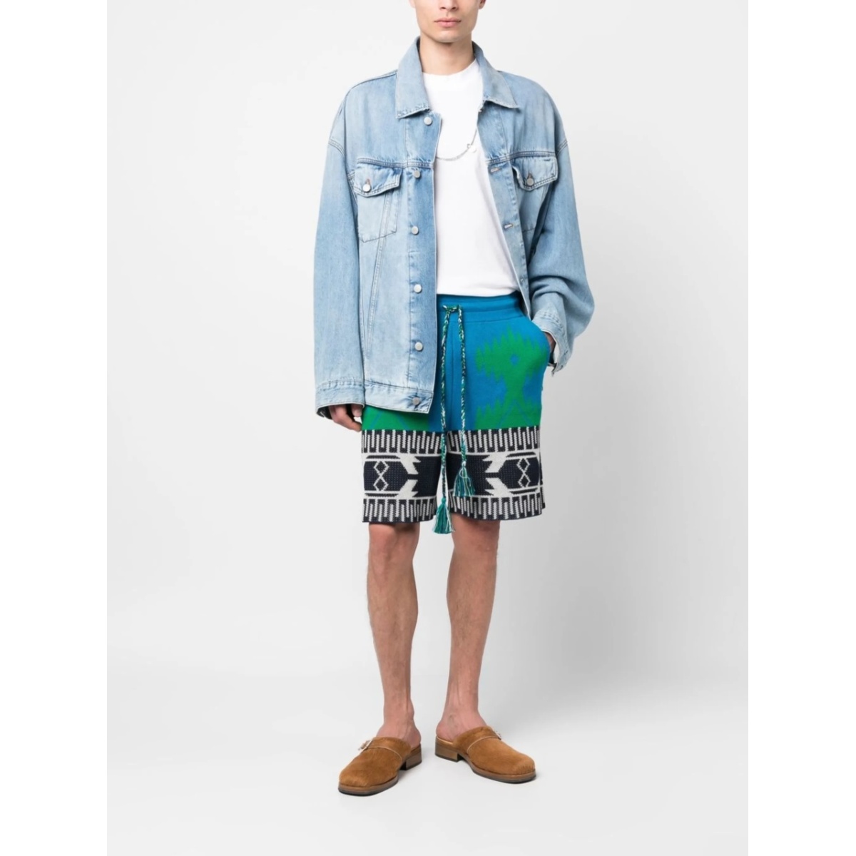 abstract-pattern shorts - Img 2