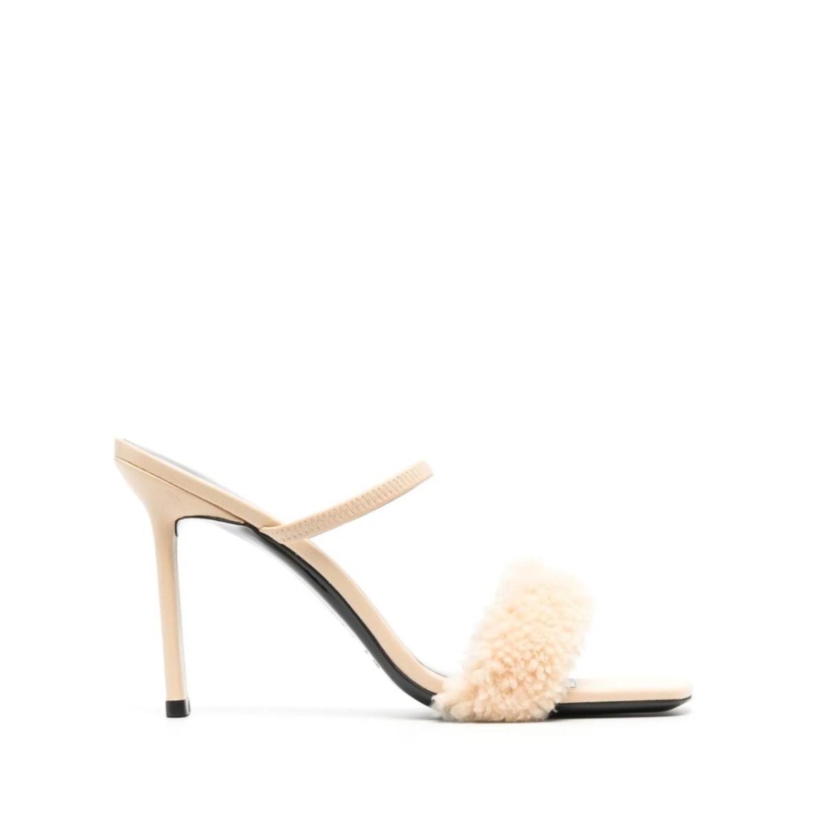 Ada 100mm shearling sandals