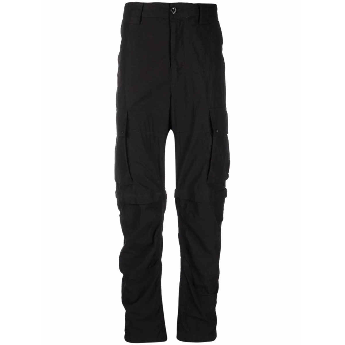 adjustable-length cargo trousers