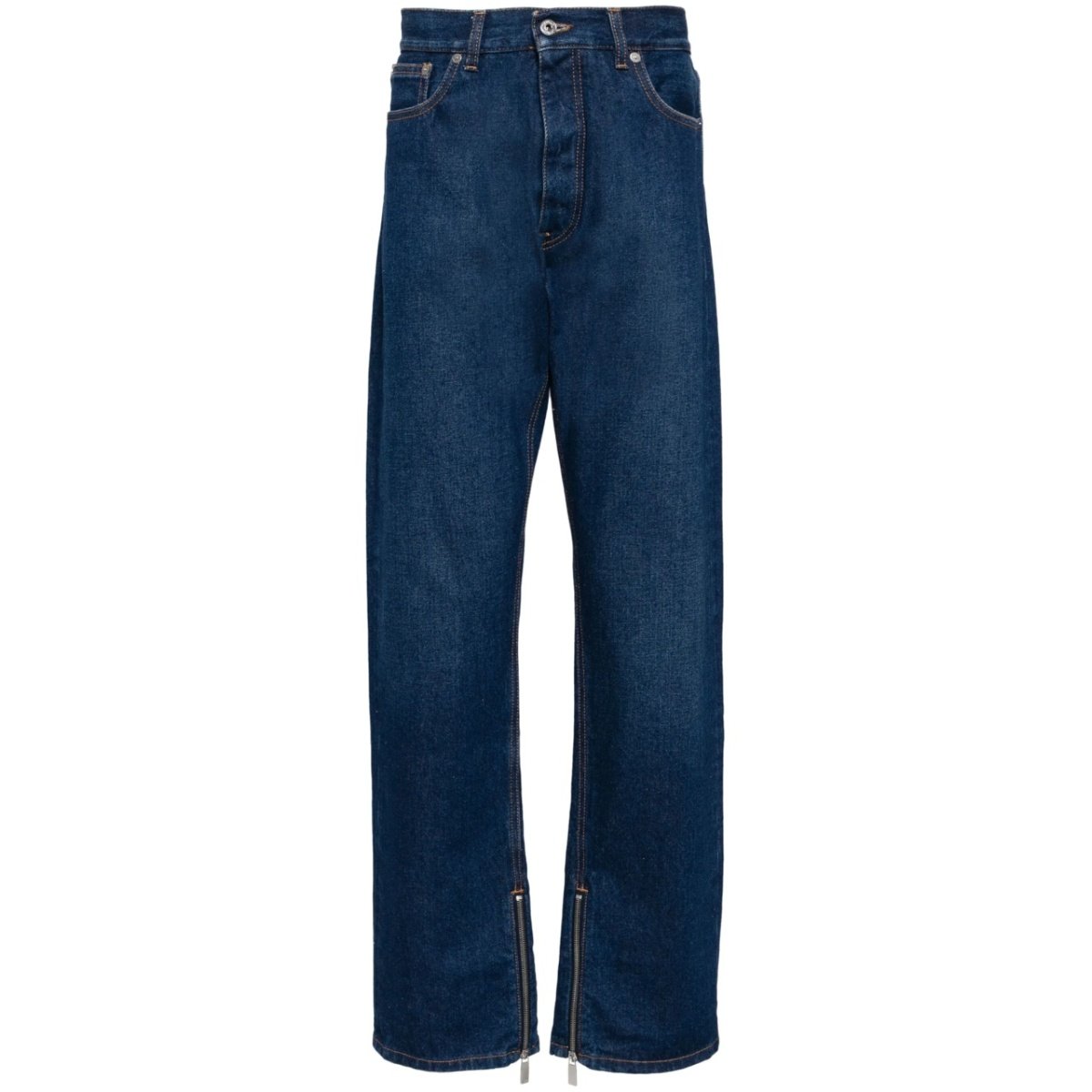 Arr Tab Zip Det Skate wide-leg jeans
