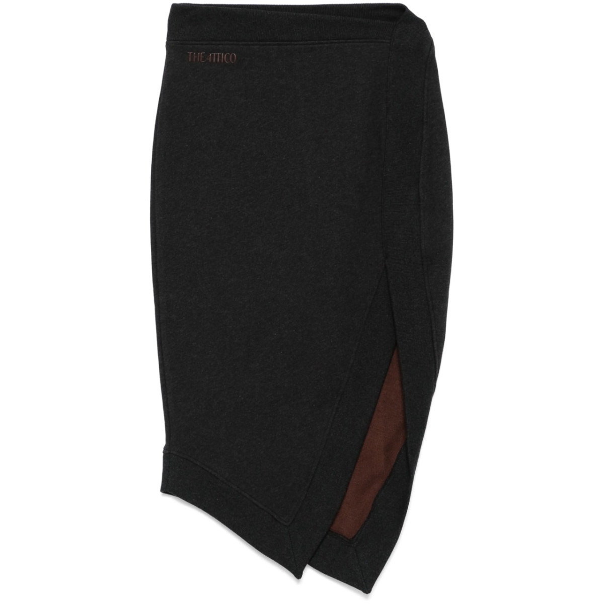 asymmetric midi skirt