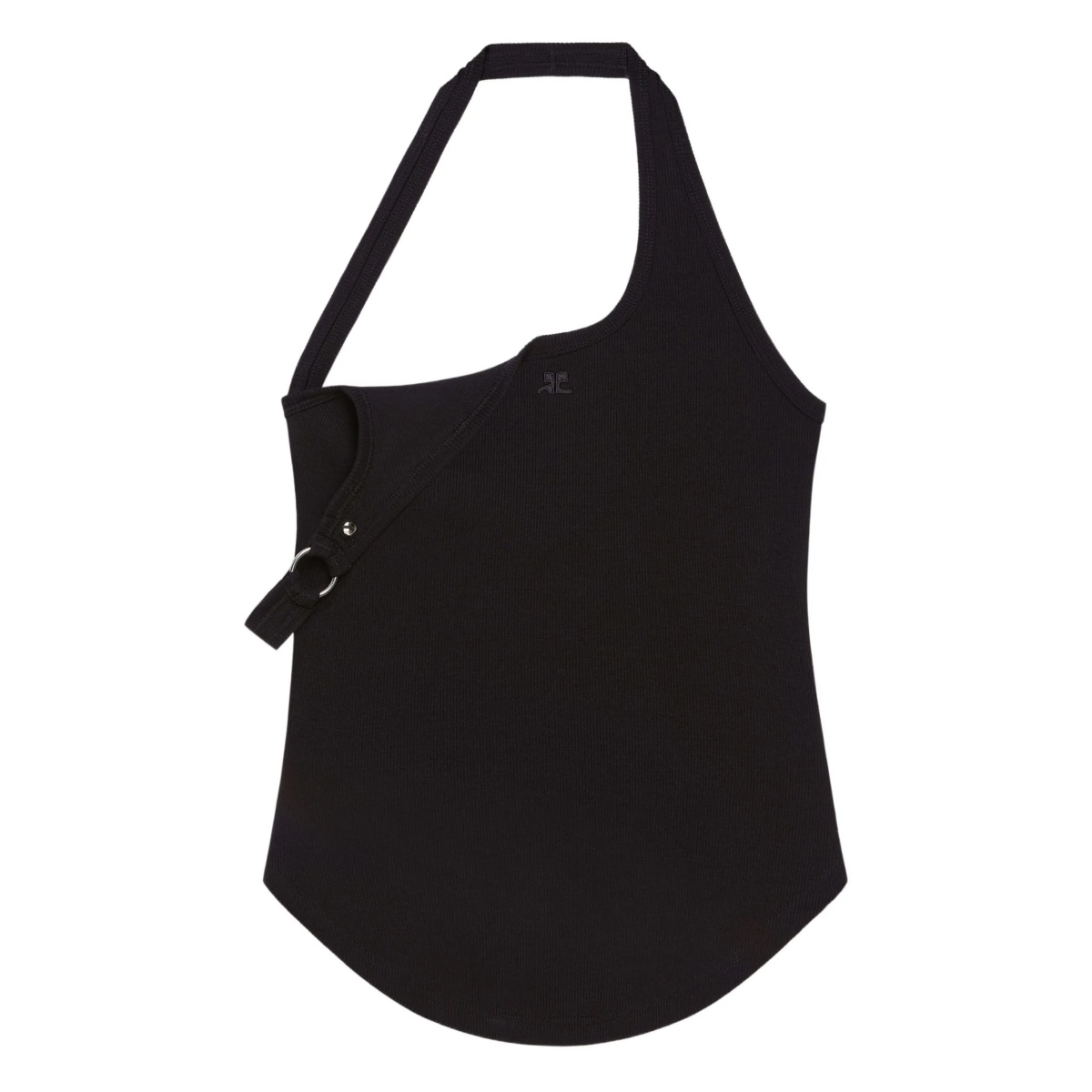 asymmetric strap tank top