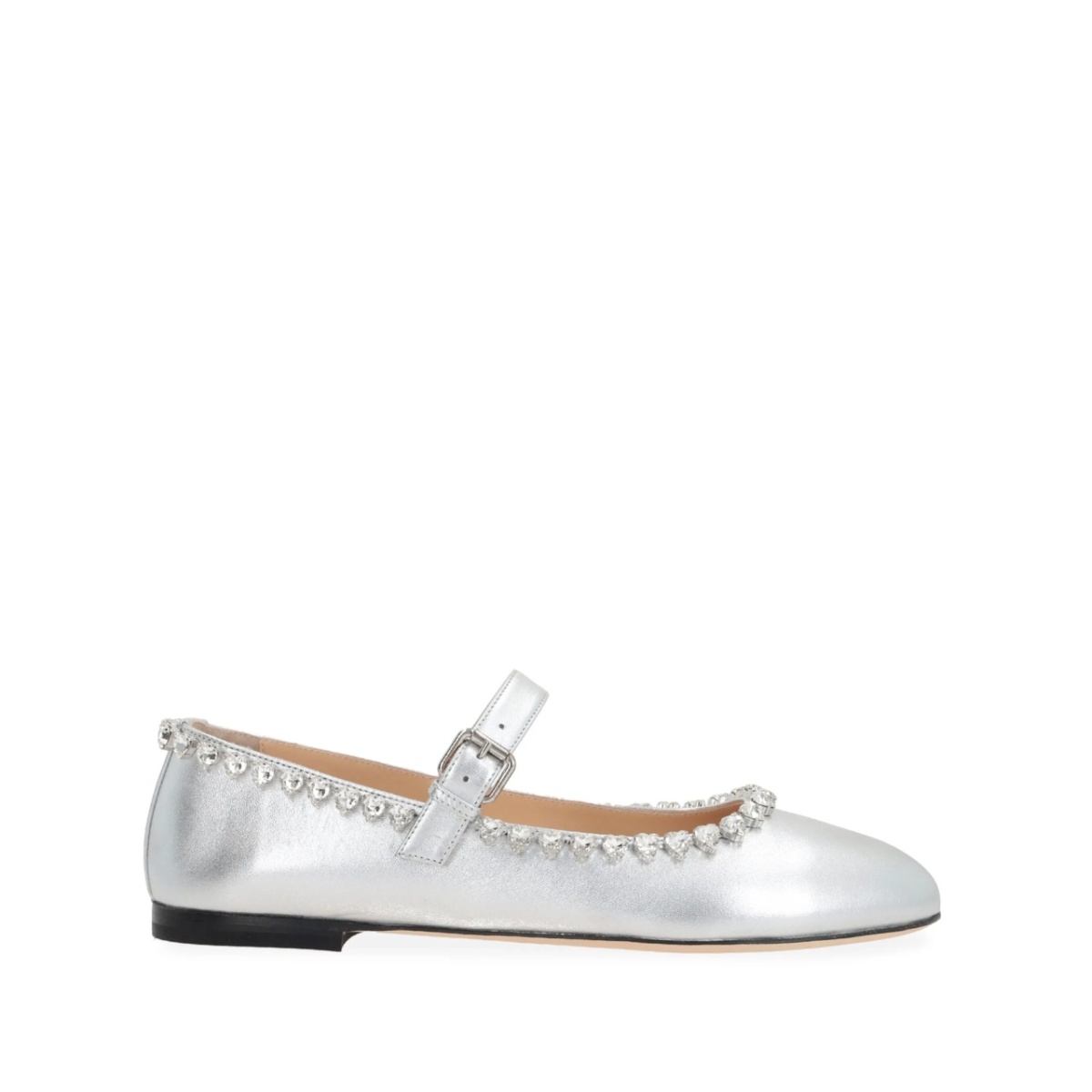 Audrey crystal-embellished ballet pumps