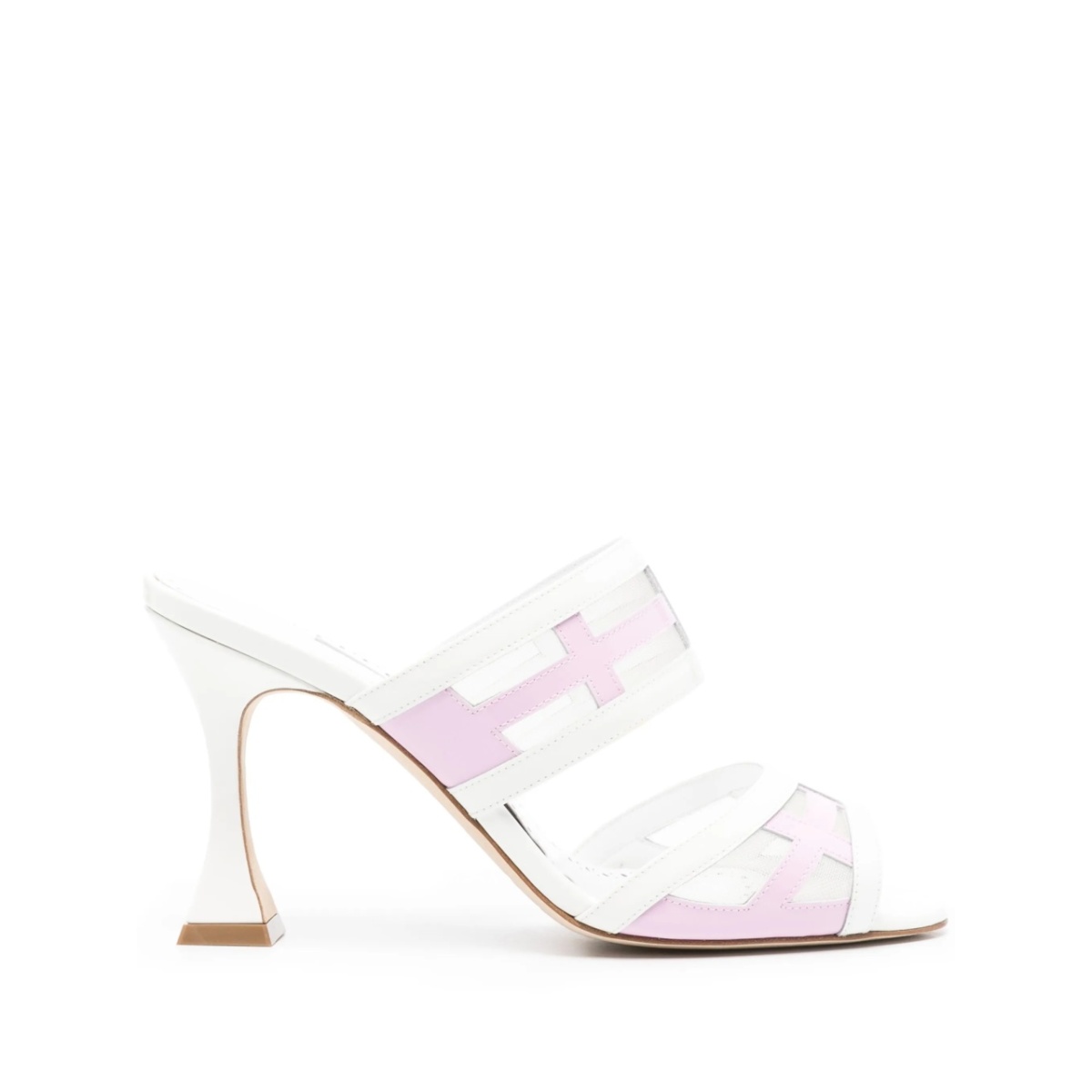 Avespamu 90mm peep-toe mules