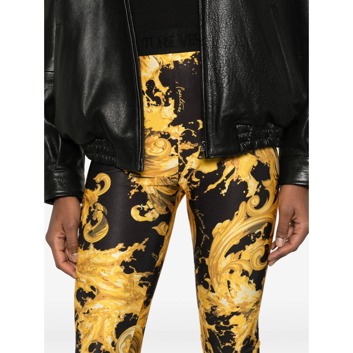 Barocco-print leggings - Img 5