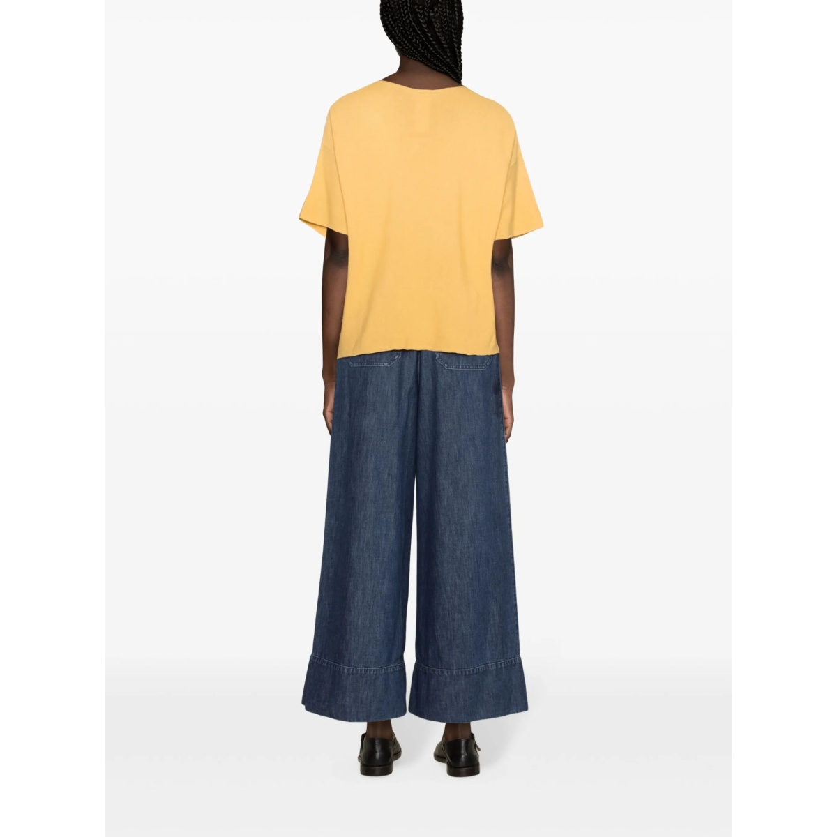 beaded-trim short-sleeve jumper - Img 4