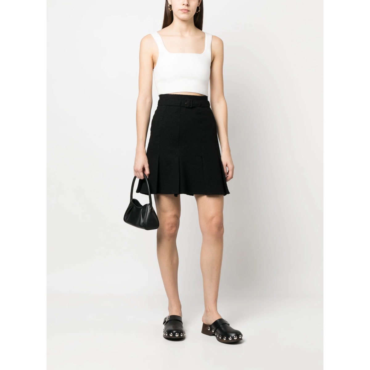 belted A-line skirt - Img 2