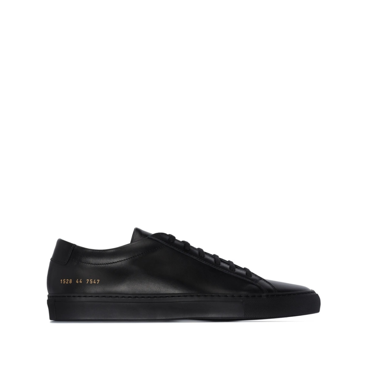 black Achilles leather low-top sneakers