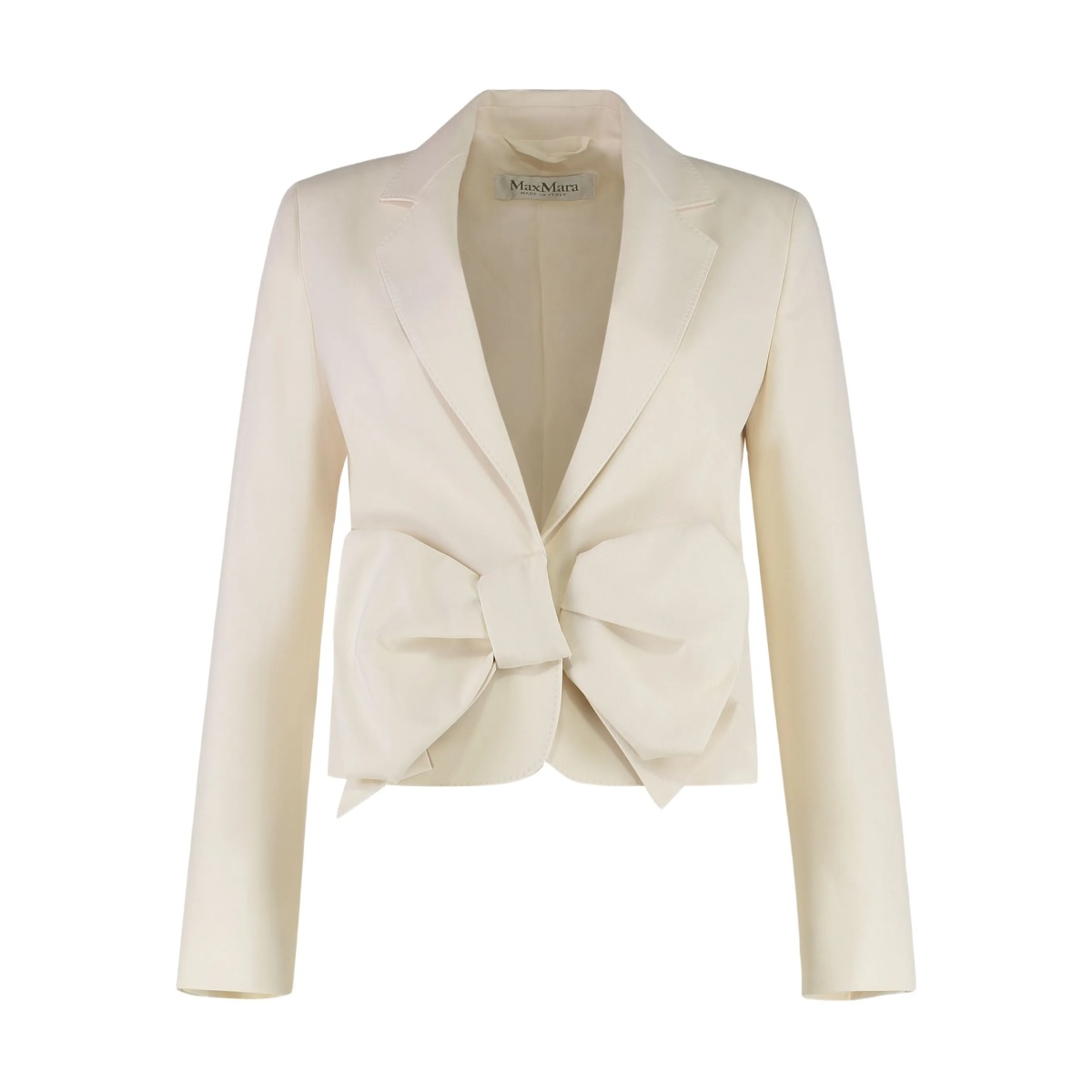 bow-detail jacket