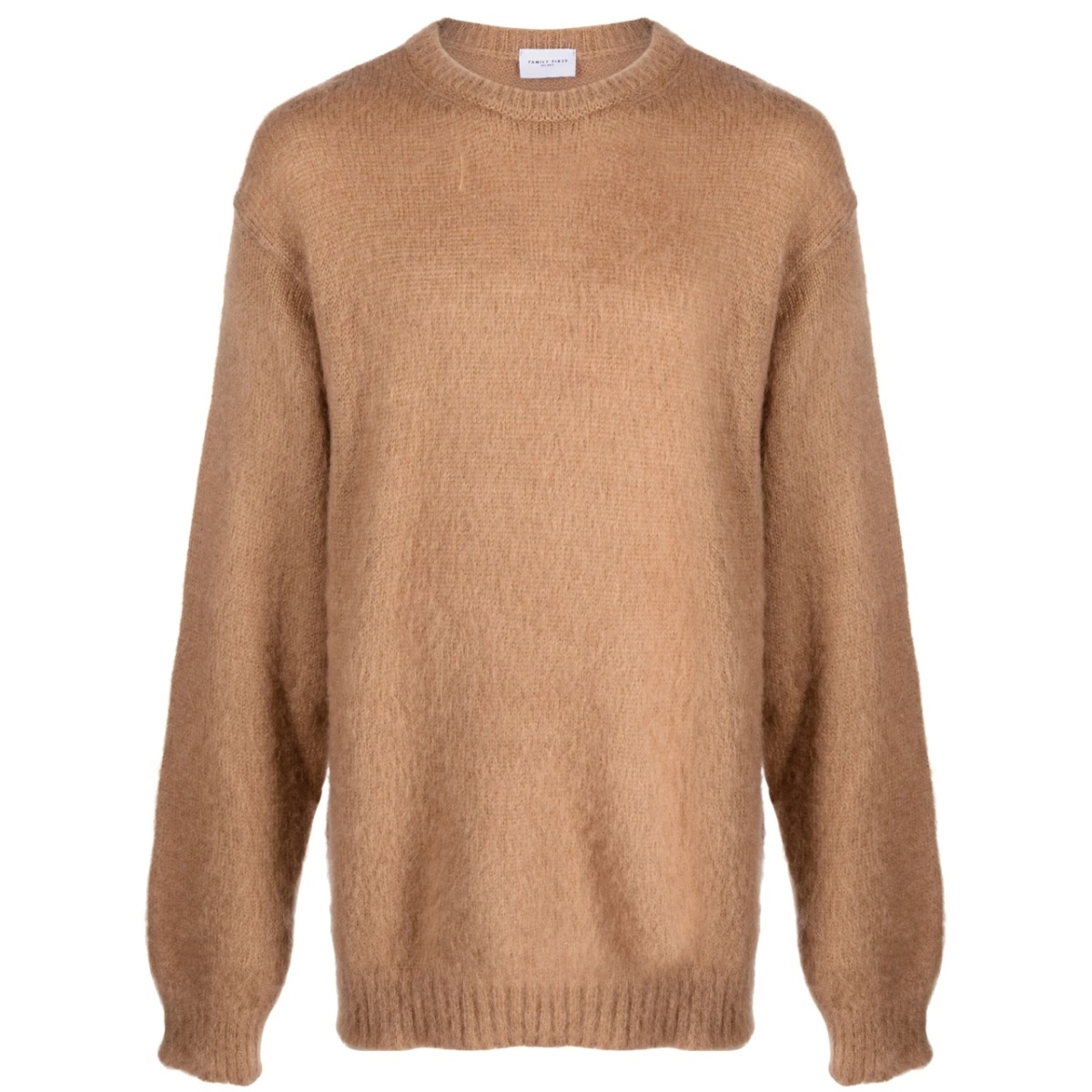 brushed-effect mohair-blend jumper