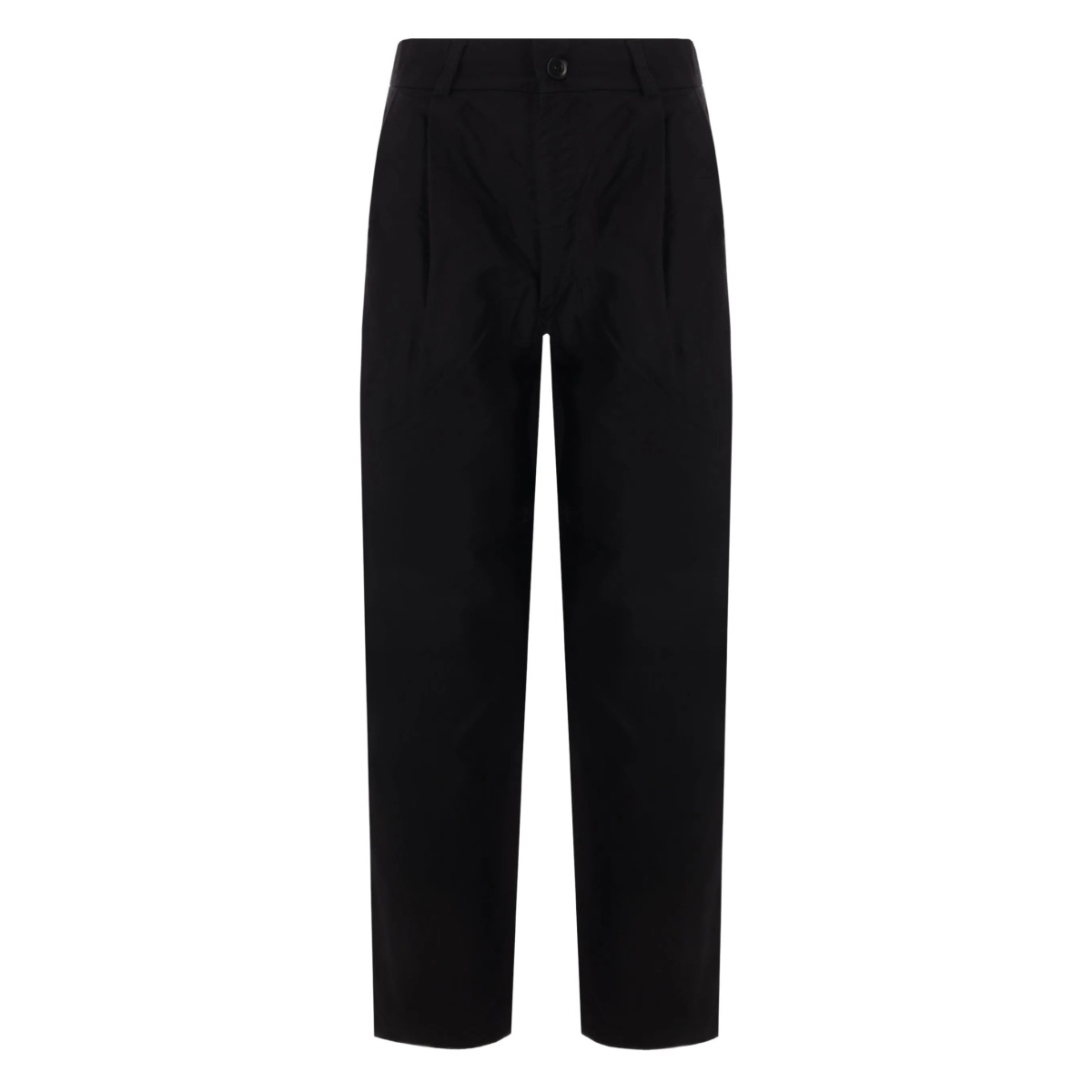 button-fastening trousers