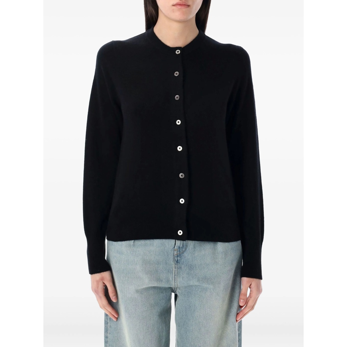 button-front cardigan
