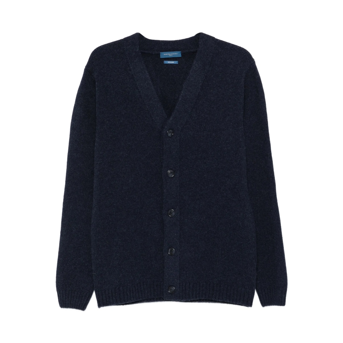 button-front wool cardigan