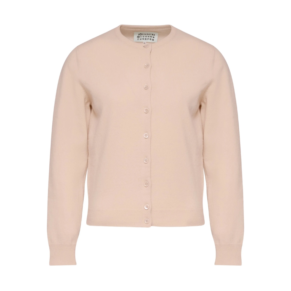 button-front wool cardigan