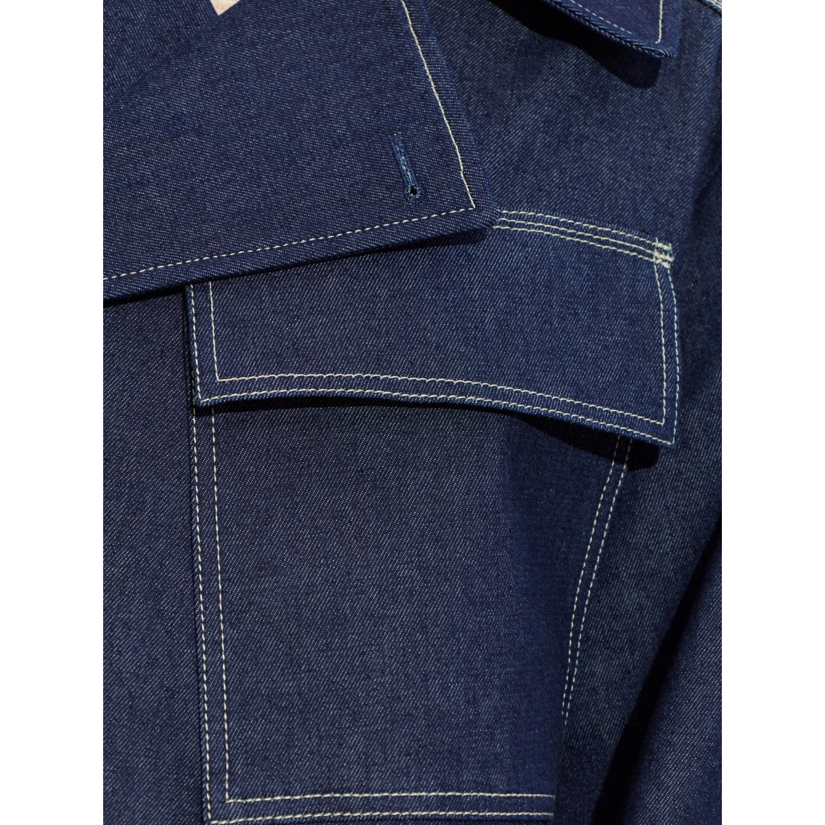 buttoned cotton jacket - Img 5