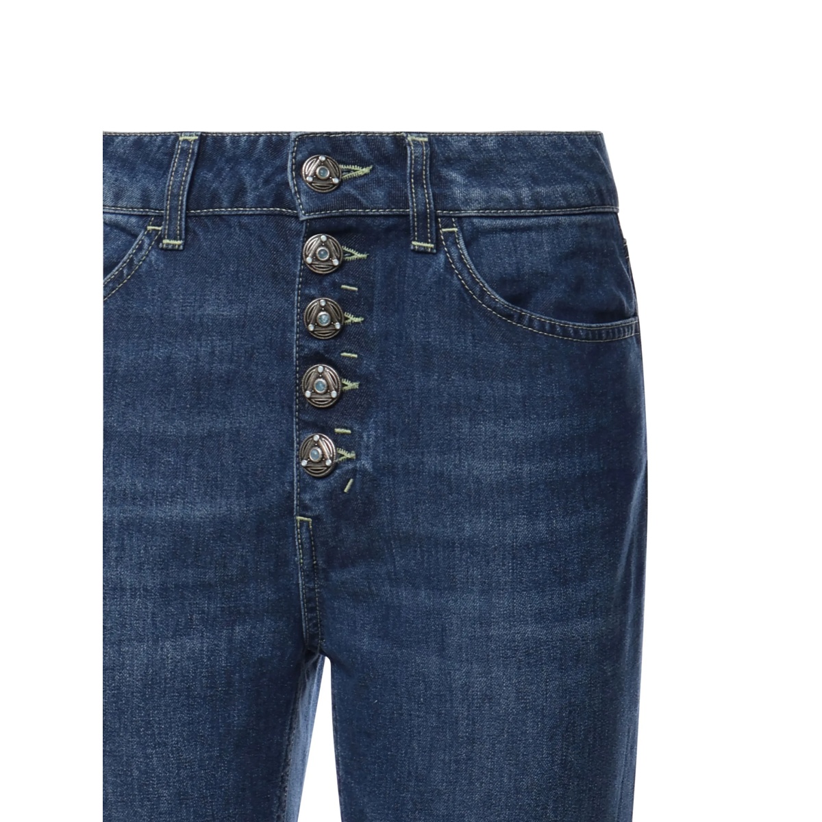 buttoned five-pocket jeans - Img 3