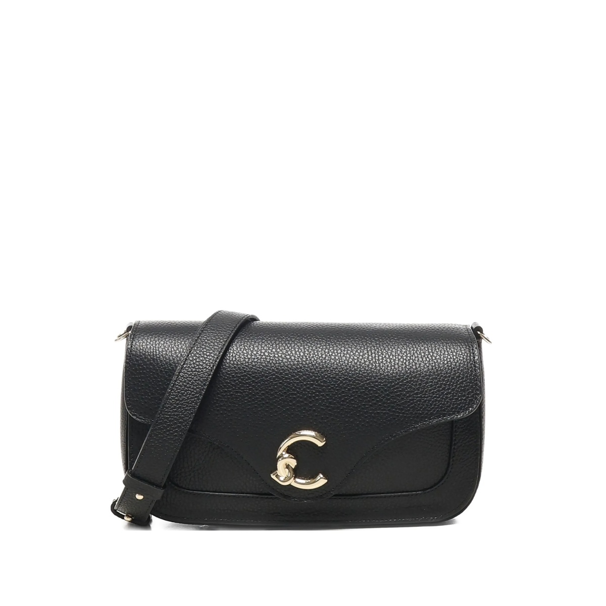 C-Me flap shoulder bag