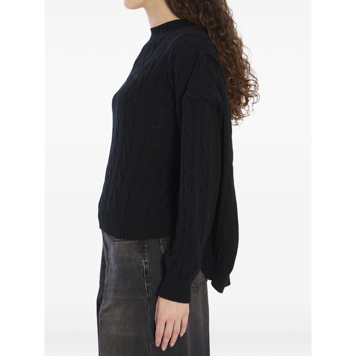 cable-knit logo sweater - Img 3