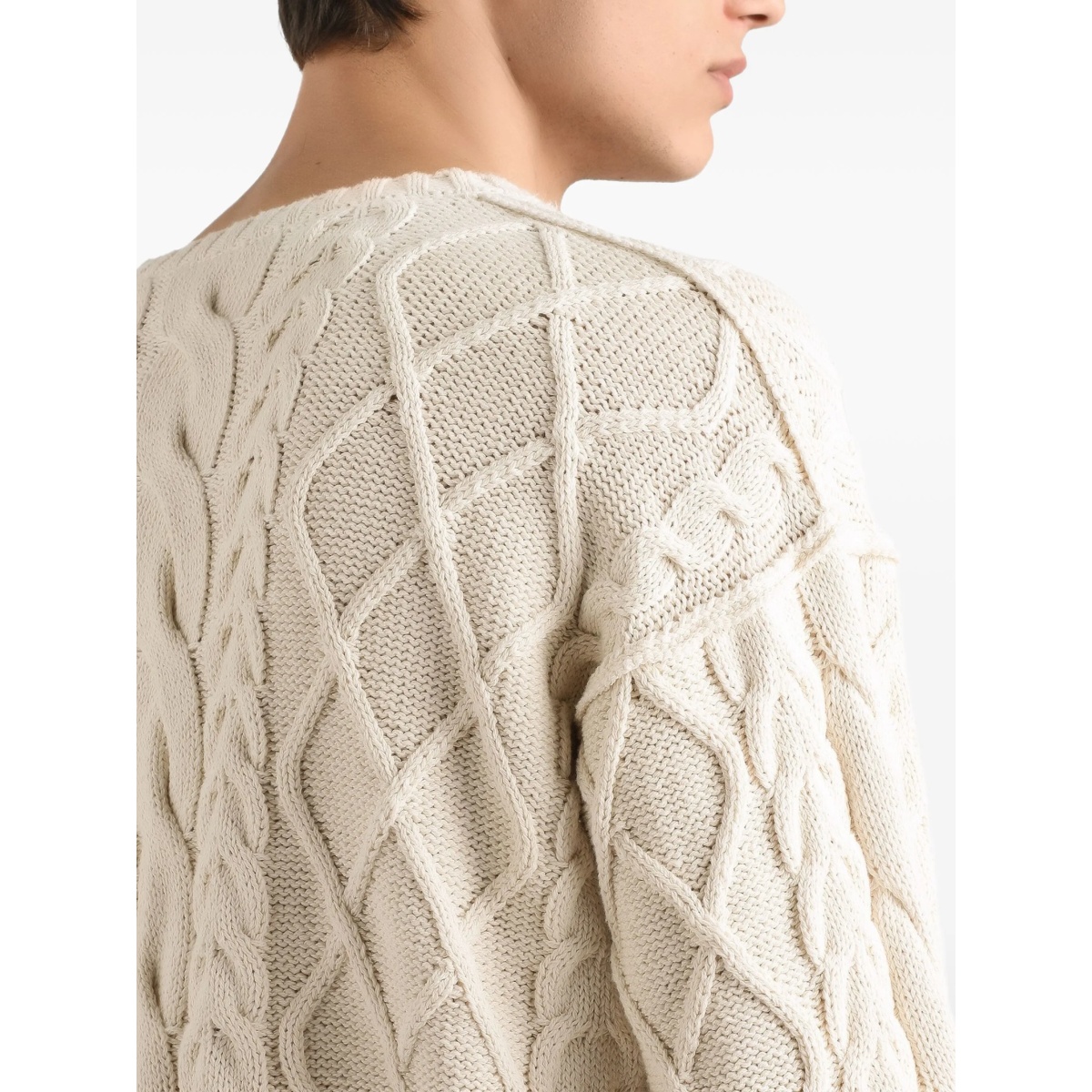 cable-knit logo sweater - Img 4