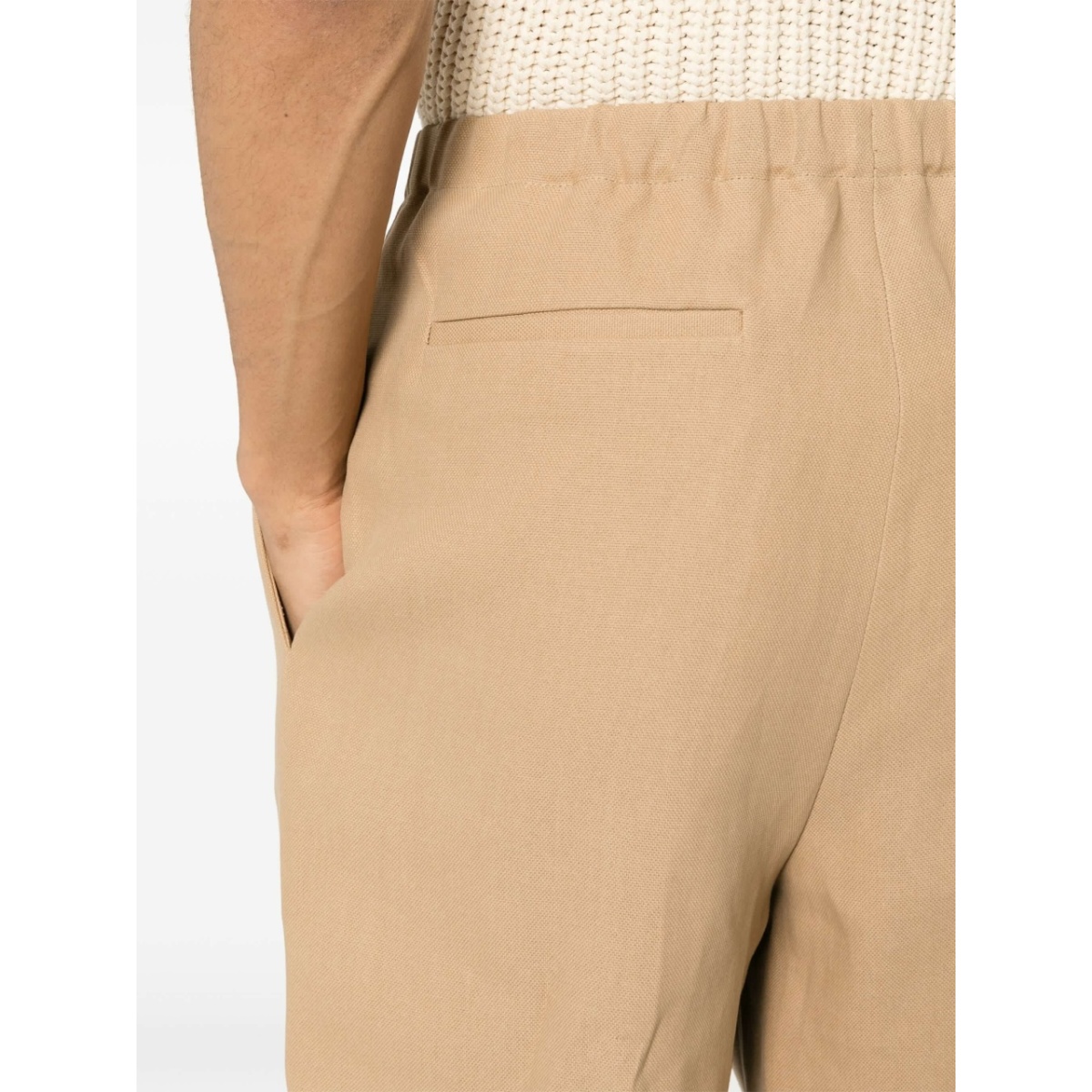 canvas straight-leg trousers - Img 5