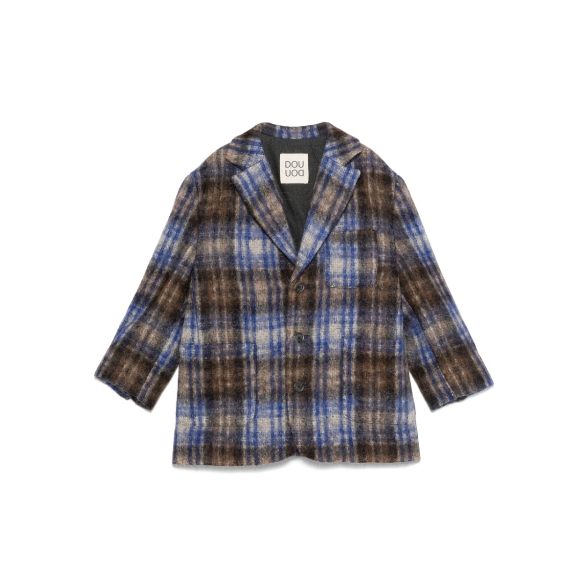 check-pattern jacket