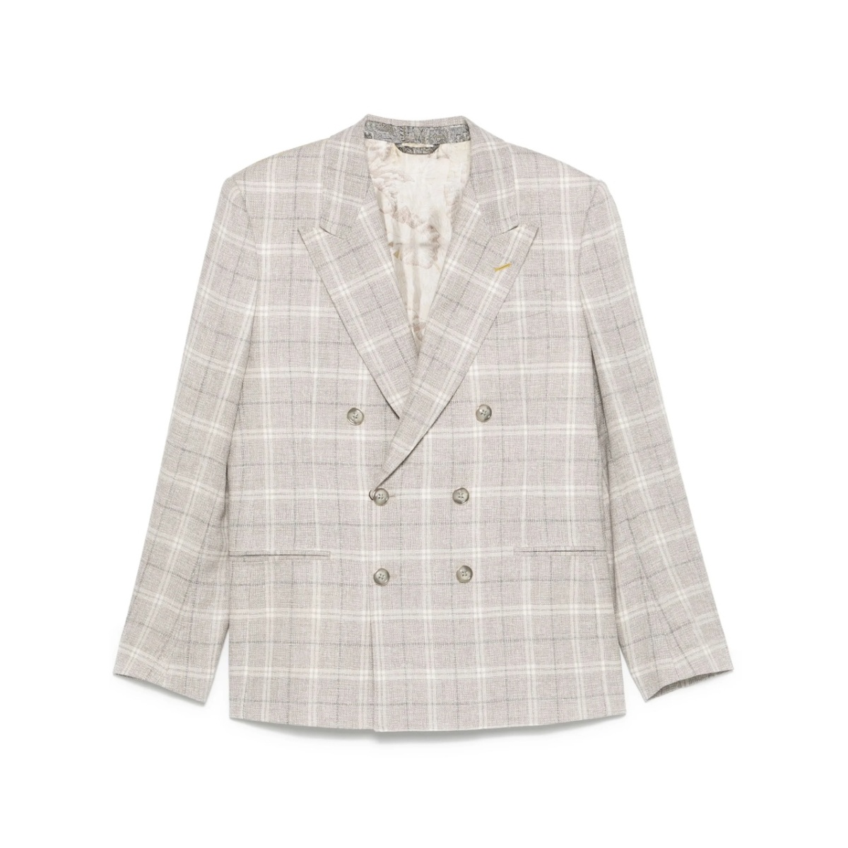 checked blazer