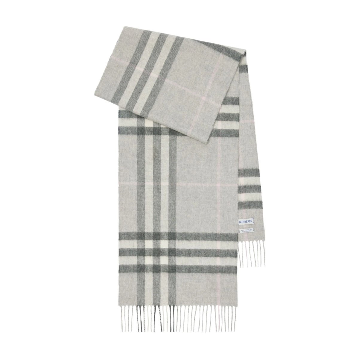 checked cashmere scarf