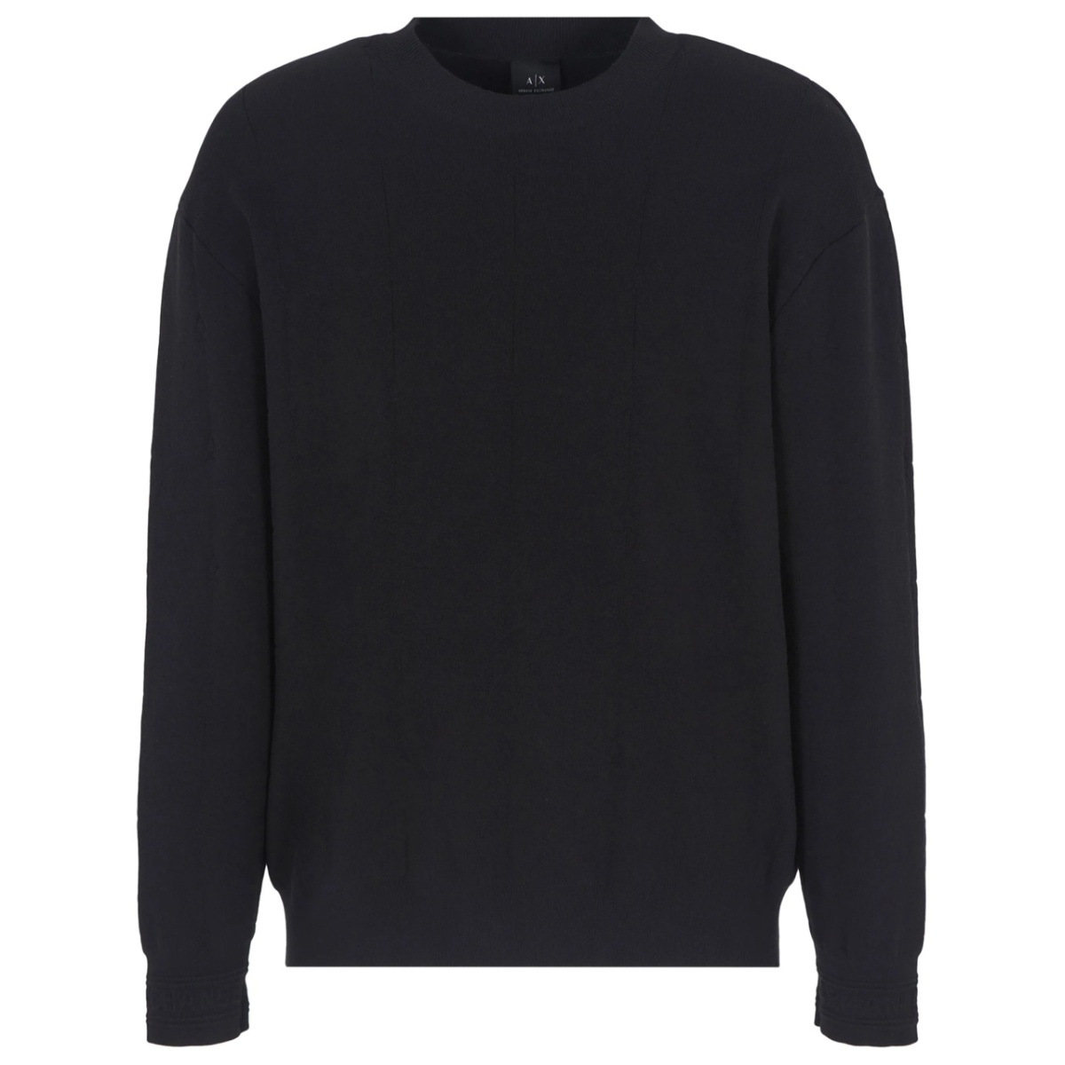 checked jacquard jumper