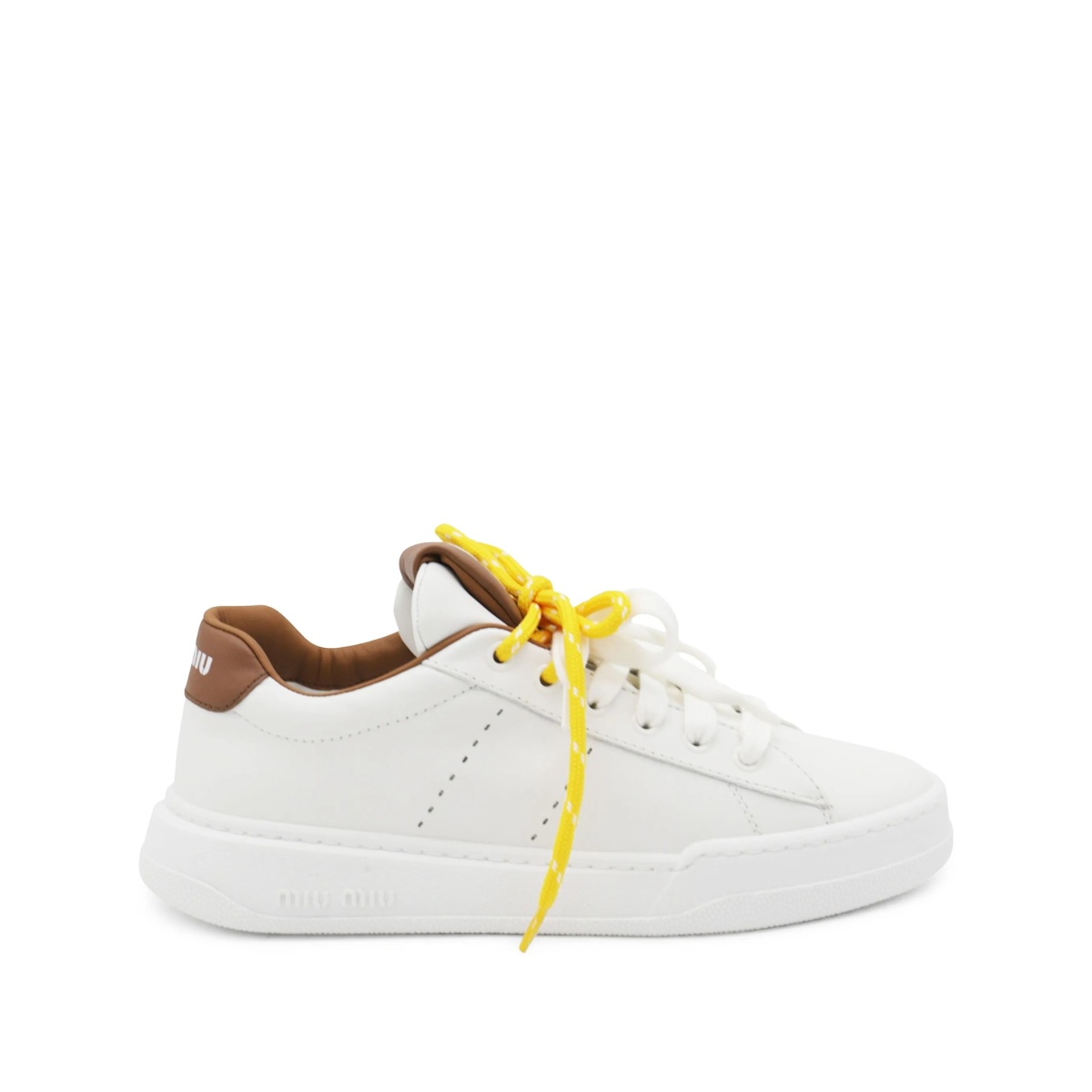 chunky leather sneakers