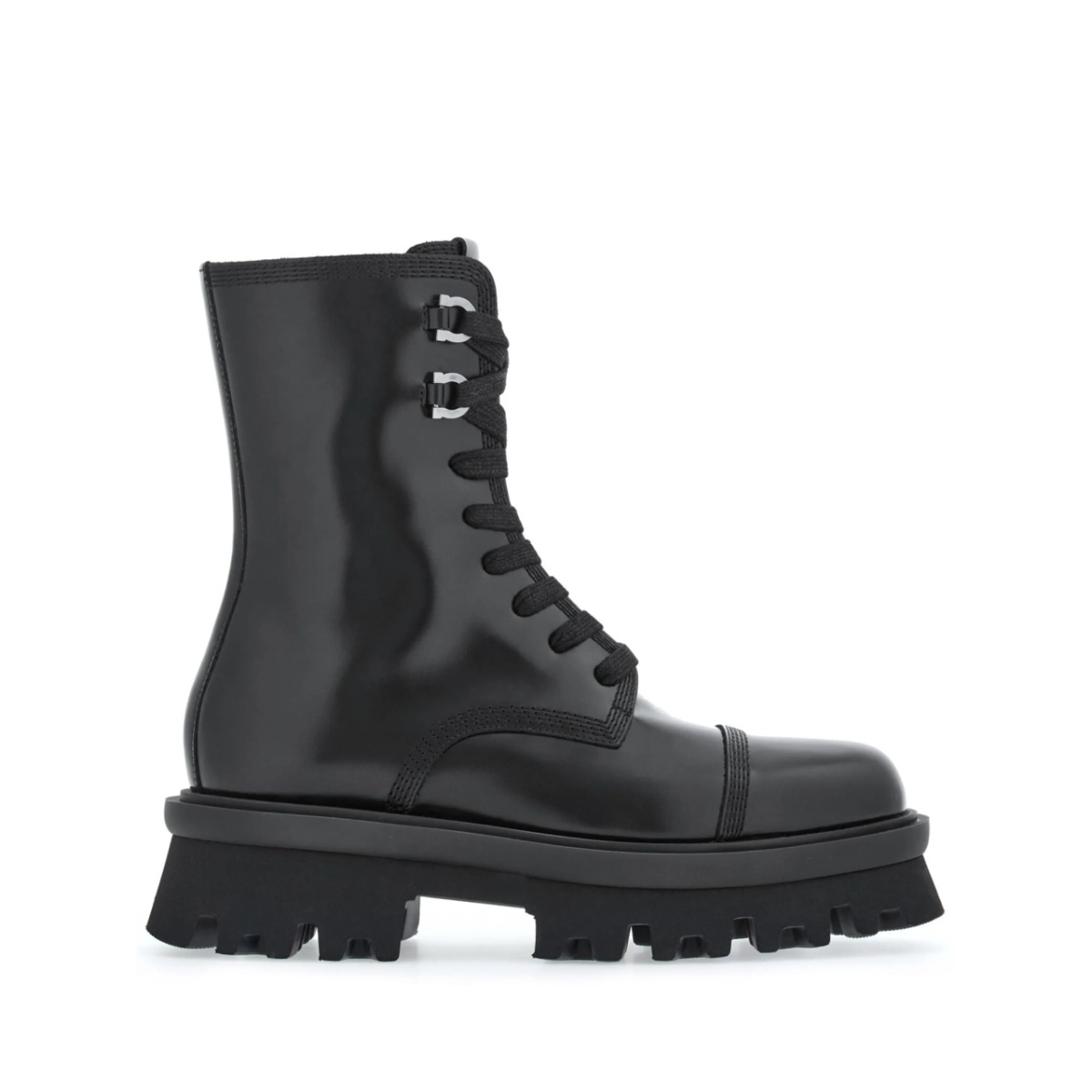 chunky-sole combat boots