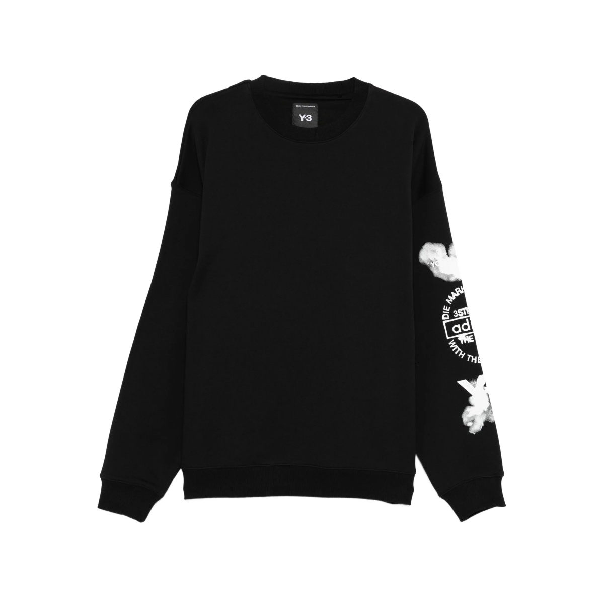 cloud-print crew-neck sweatshirt