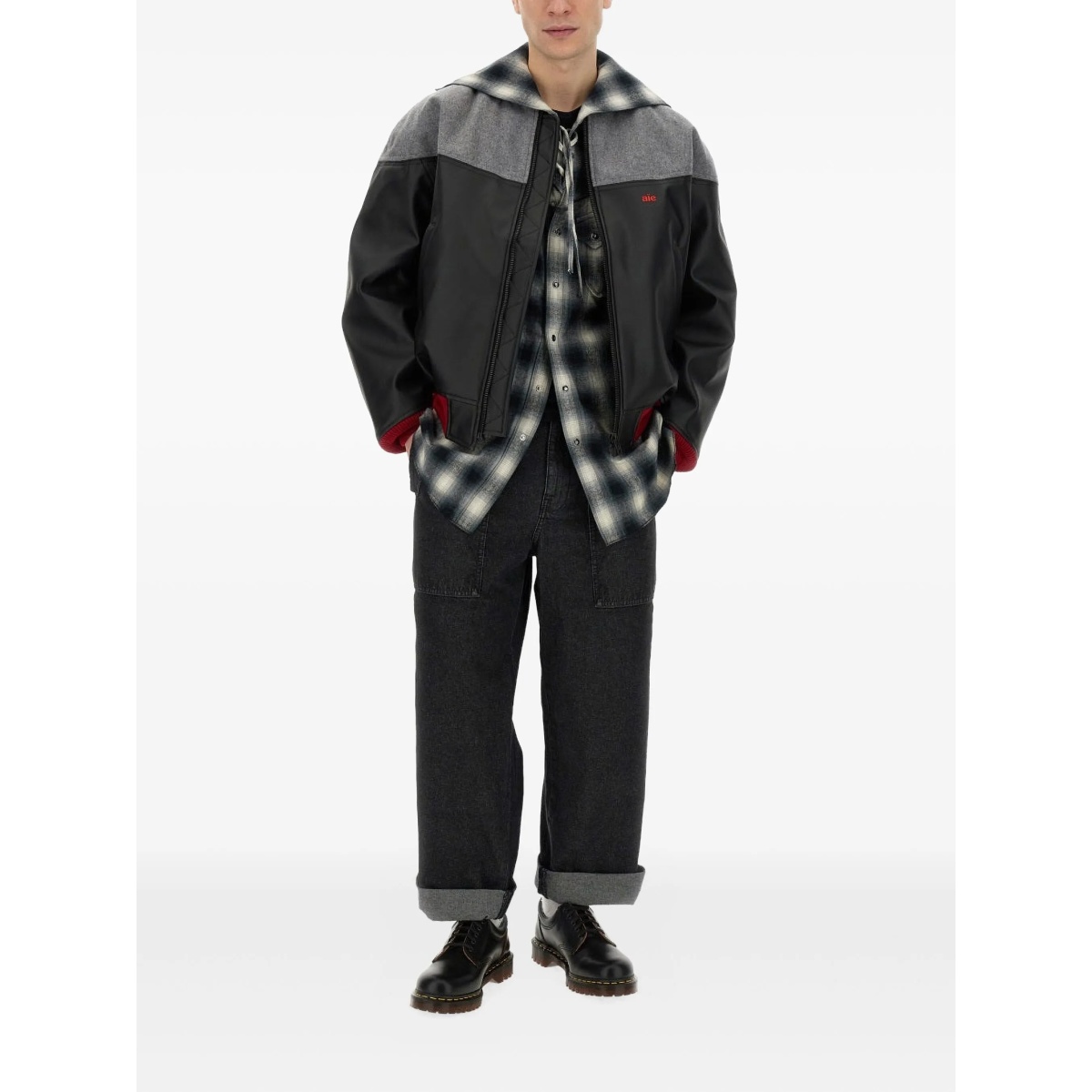 colour-block bomber jacket - Img 2