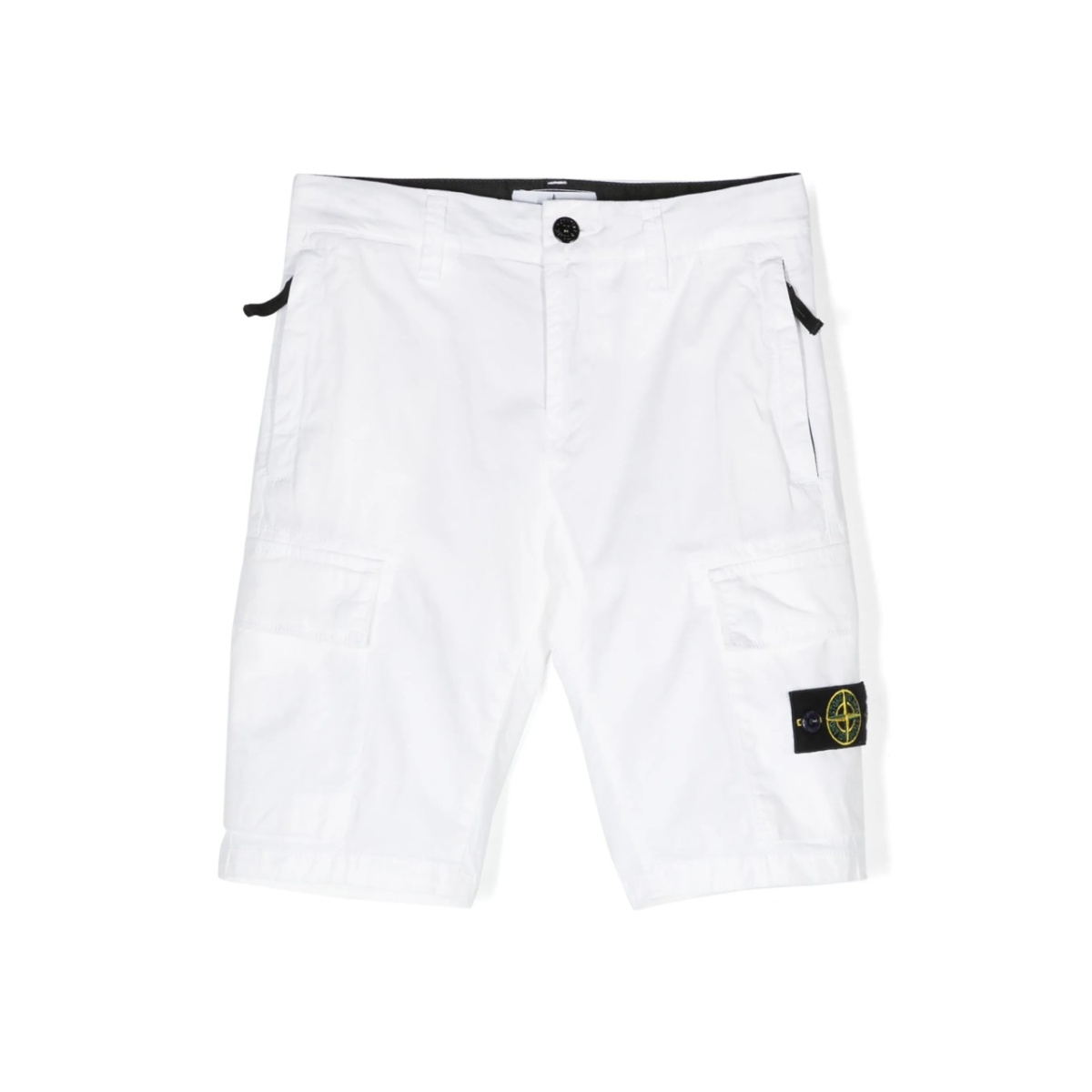 Compass-appliqué cargo shorts
