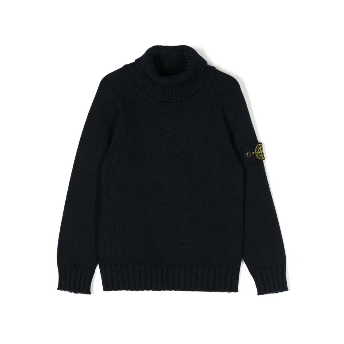 Compass-badge sweater
