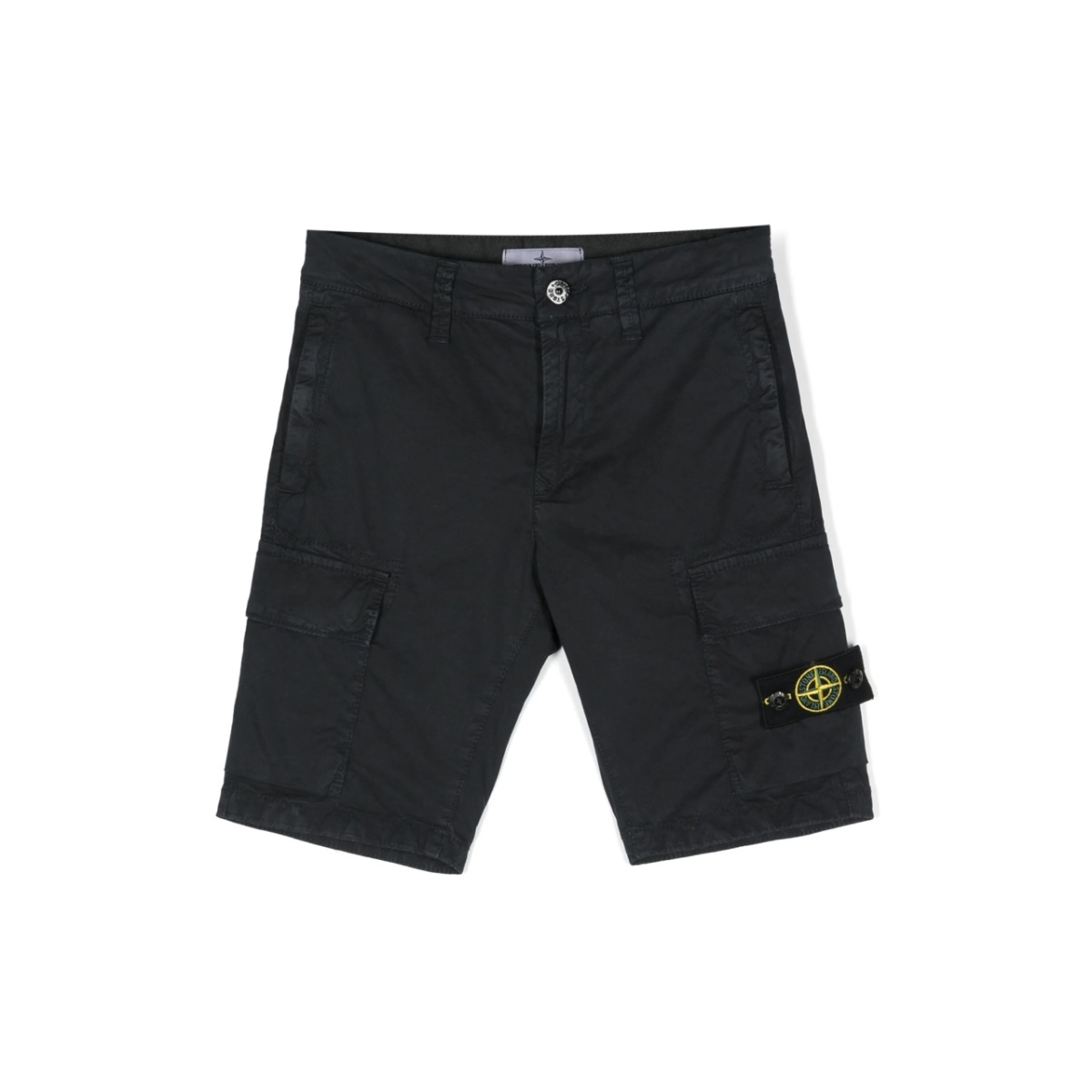 Compass-patch cargo shorts