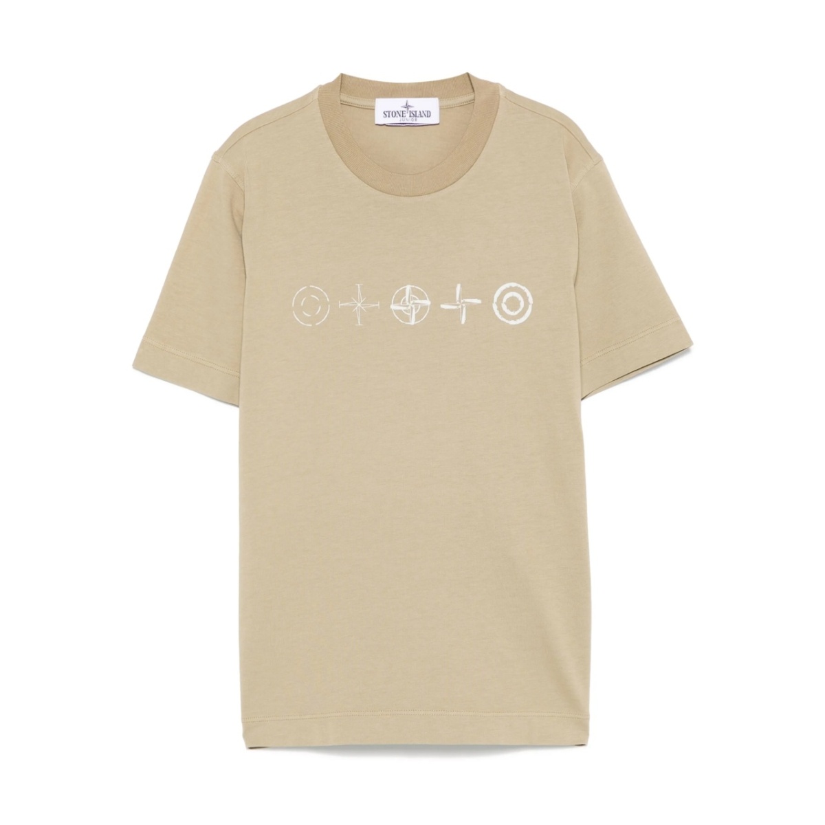 Compass-print T-shirt