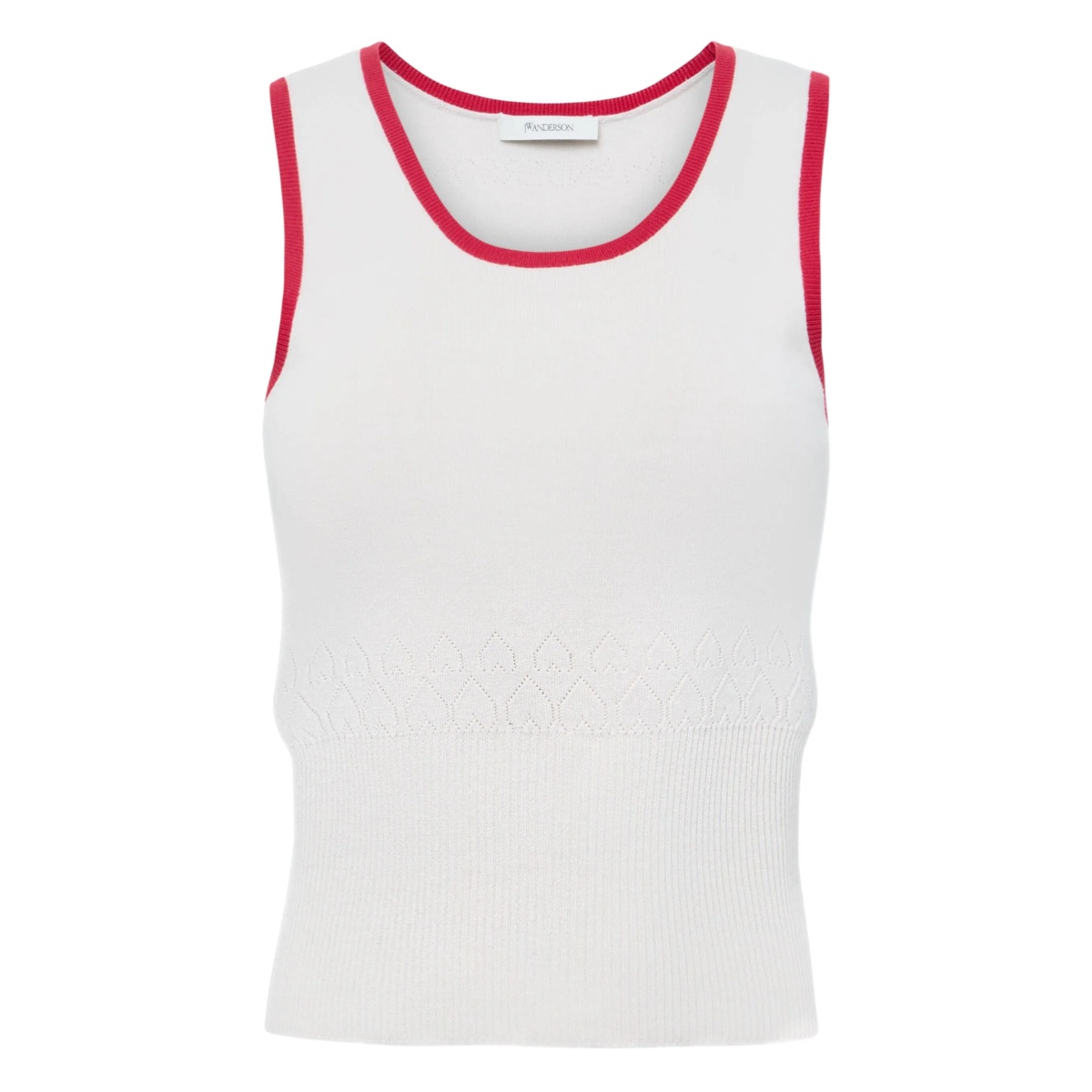 contrasting-trim tank top