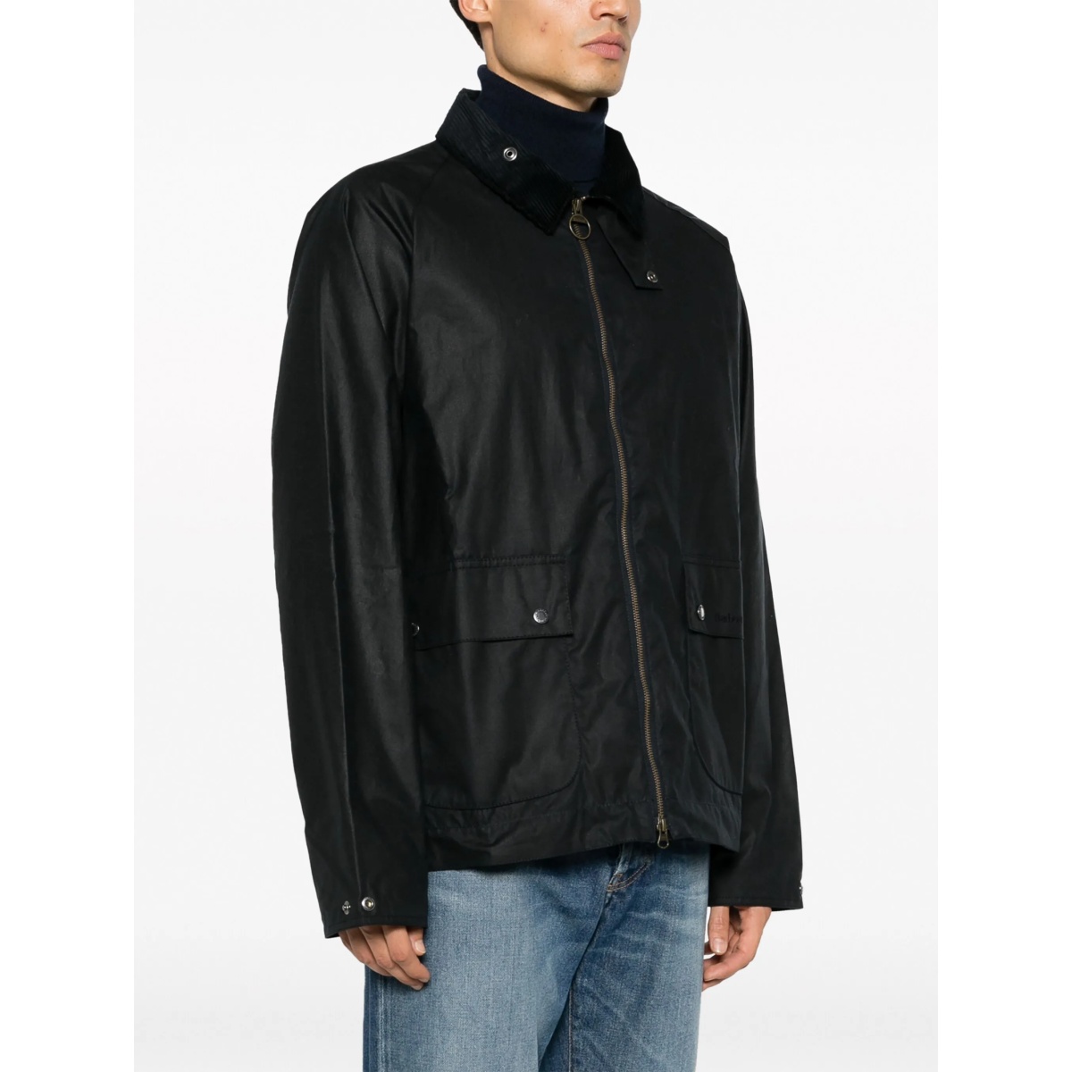 corduroy-collar cotton jacket - Img 3