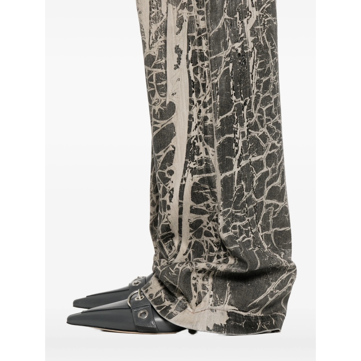 crackle-print jeans - Img 5