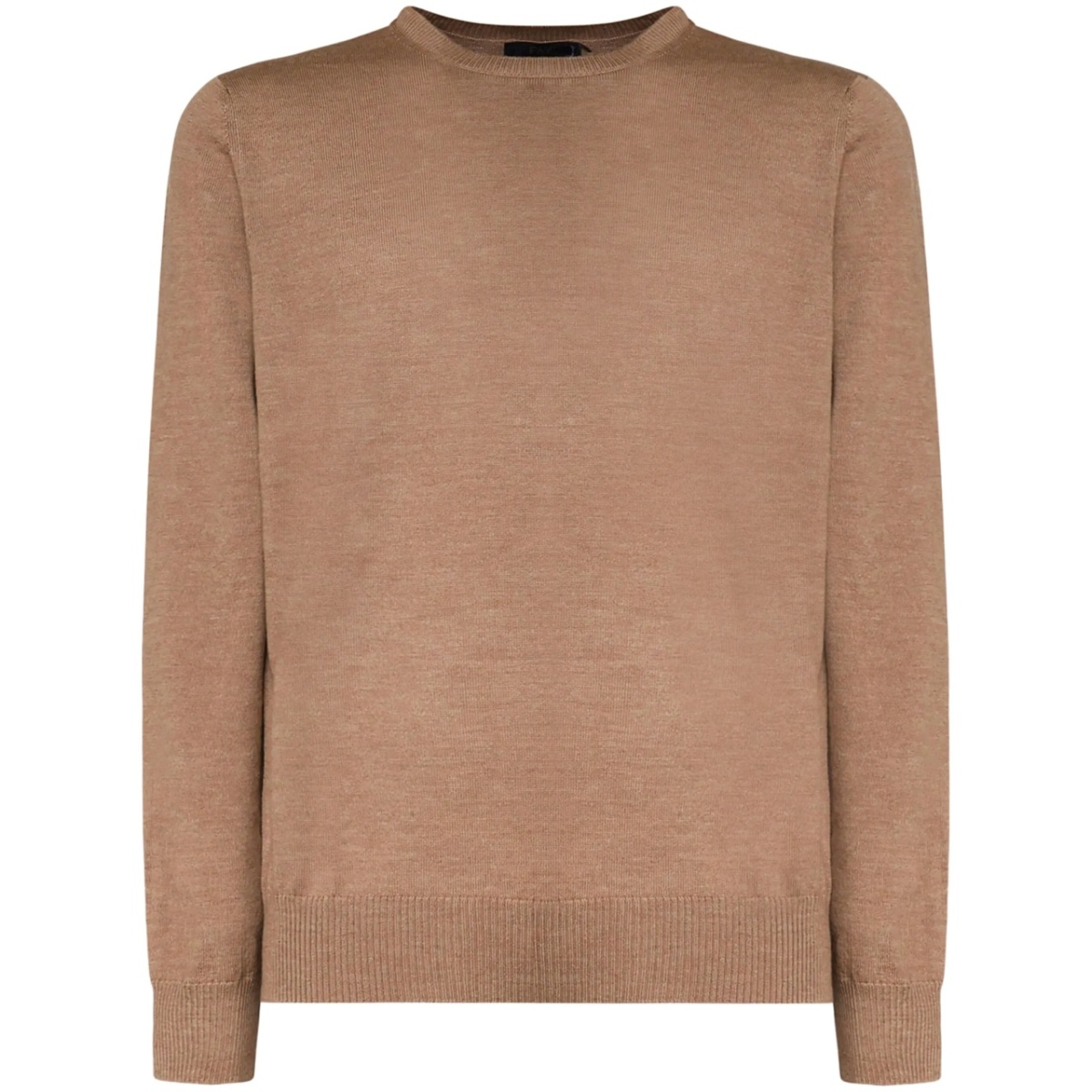 crew-neck wool jumper