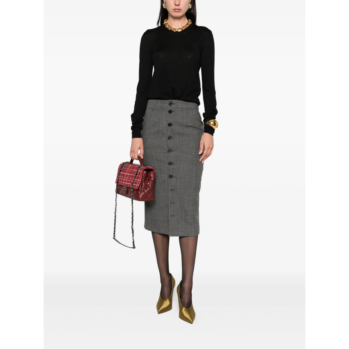 crew-neck wool top - Img 2