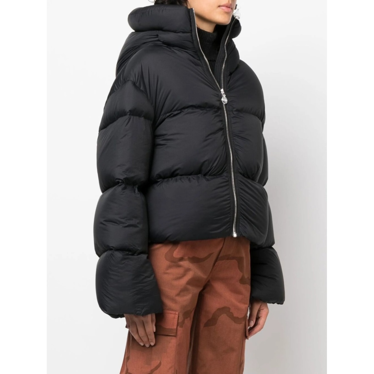 cropped puffer jacket - Img 3