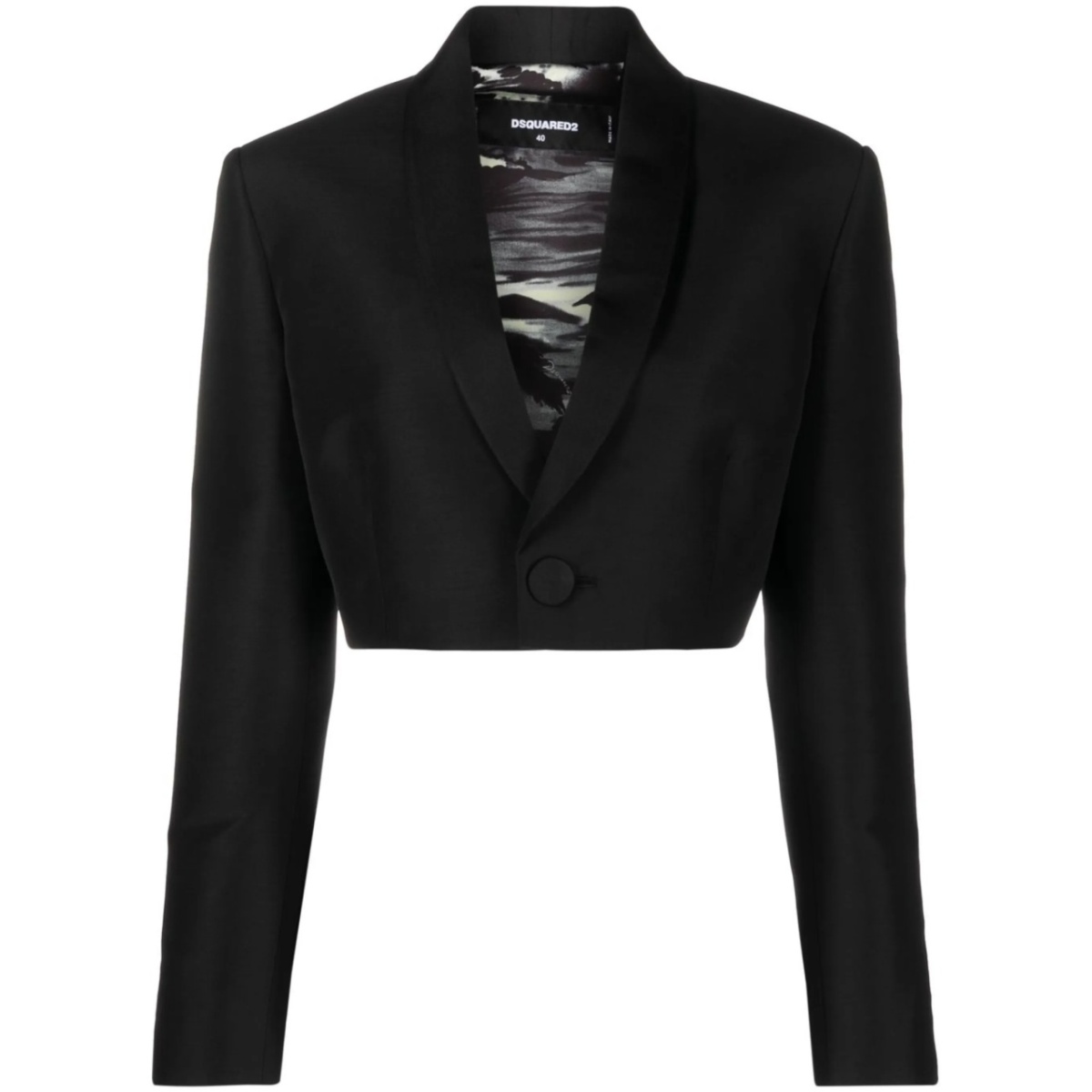 cropped tailored jacket