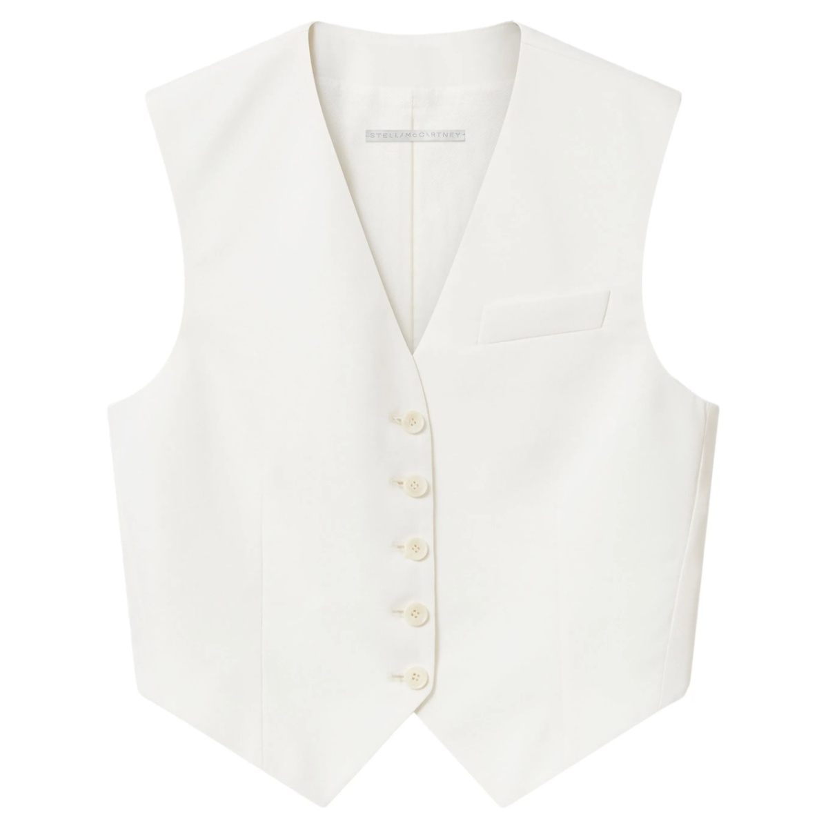 cropped tailored vest