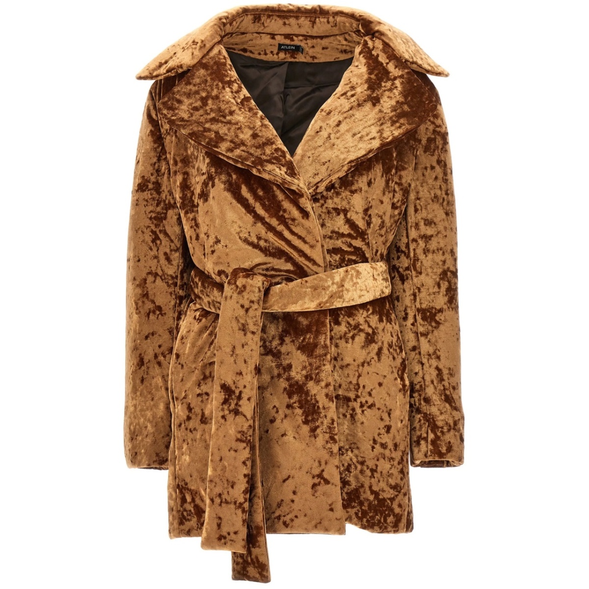 crushed-velvet coat