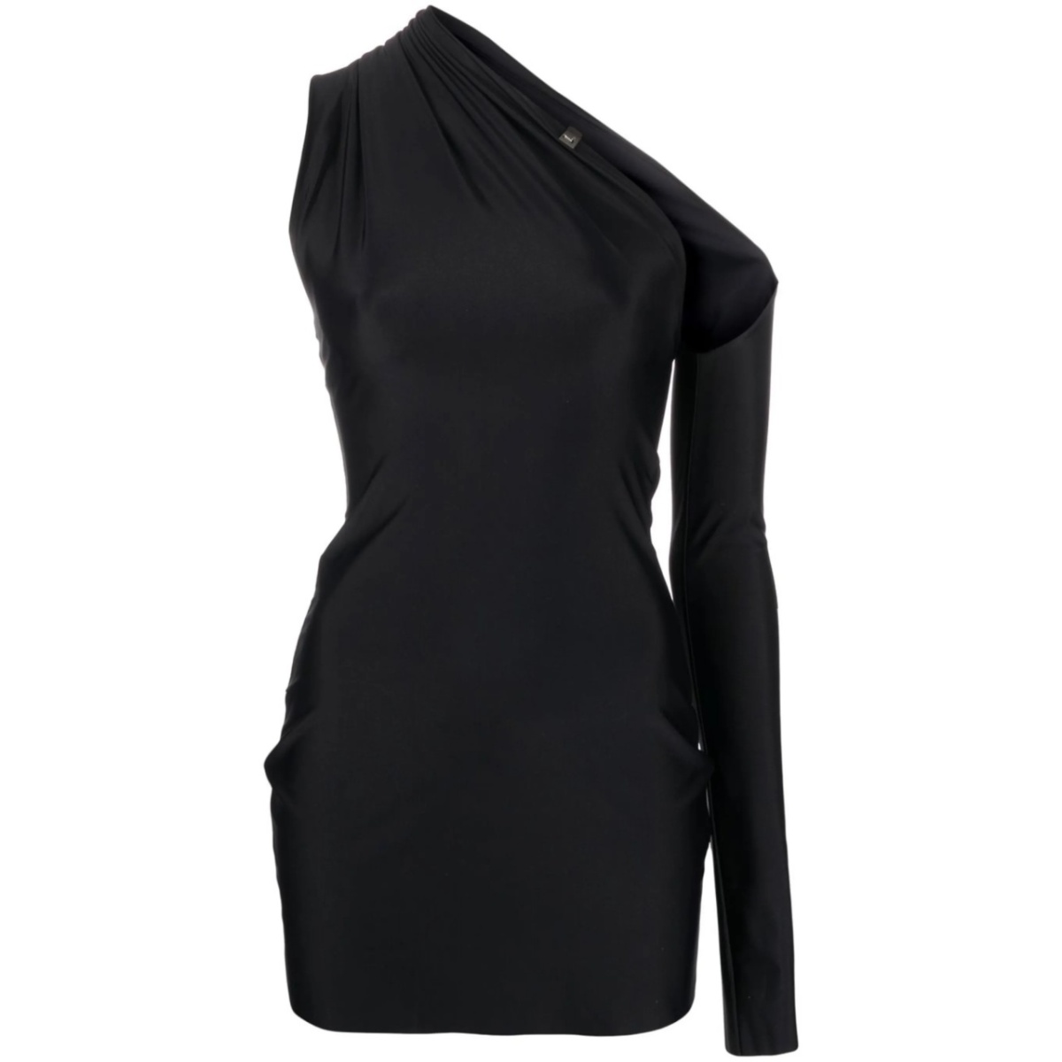cut-out asymmetric mini dress