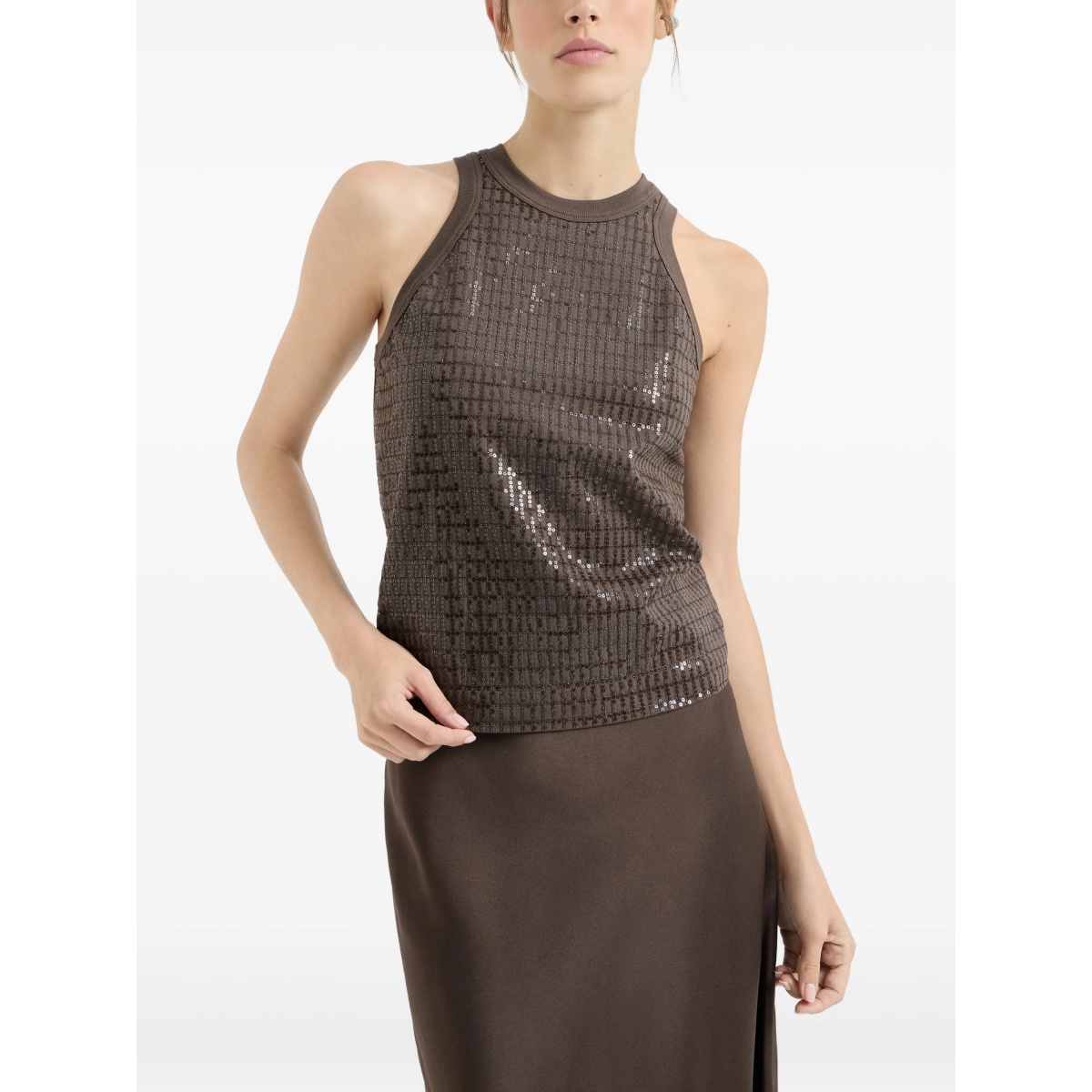 dazzling check-pattern top - Img 3