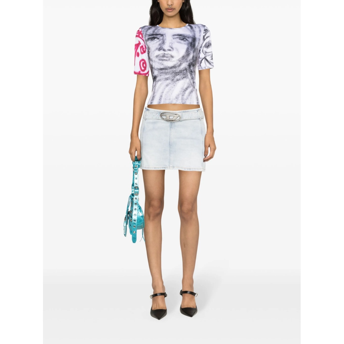 De-Flip-S denim miniskirt - Img 2