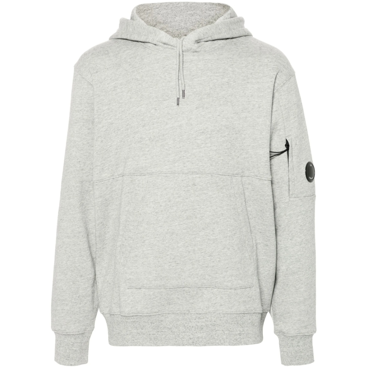 diagonal raised fleece hodie