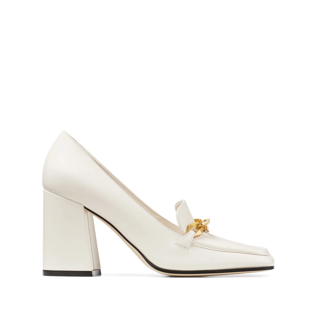 Diamond Tilda 85mm leather pumps